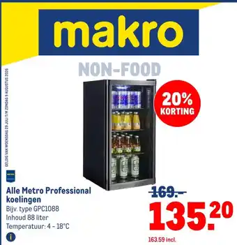 Alle Metro Professional koelingen