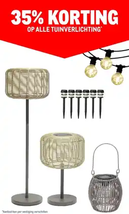 Makro OP ALLE TUINVERLICHTING aanbieding