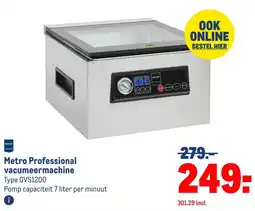 Makro Metro Professional vacumeermachine aanbieding