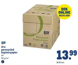 Makro Aro gerecycled kopieerpapier aanbieding