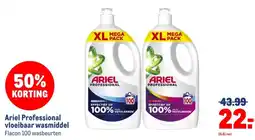 Makro Ariel Professional vloeibaar wasmiddel aanbieding