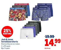 Makro Jack & Jones herenboxershorts aanbieding