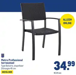 Makro Metro Professional terrasstoel aanbieding