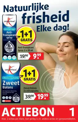 Lucovitaal Anti-Transpirant Spray aanbieding