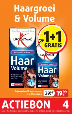 Lucovitaal Haarvolume aanbieding