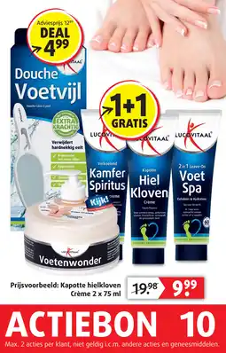 Lucovitaal Kapotte hielkloven crème aanbieding