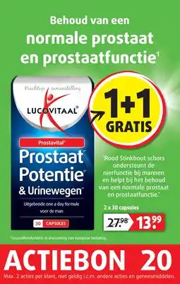 Lucovitaal Prostaat Potentie & Urinewegen aanbieding
