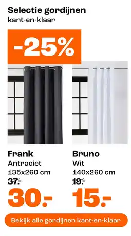 Kwantum Bekijk selectie gordijnen aanbieding