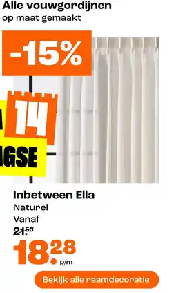 Kwantum Bekijk alle vouwgordijnen aanbieding