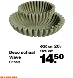 Kwantum Bekijk decoschaal Wave aanbieding