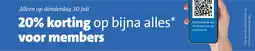 Intratuin op bijna alles* voor members aanbieding
