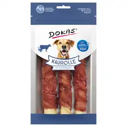 Zooplus 4x150g Dokas Kauwstaaf met Eendenborst Hondensnack aanbieding