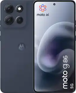 Coolblue Motorola Moto G86 256GB Donkerblauw 5G aanbieding