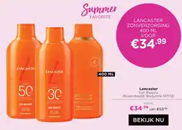 ICI Paris XL Lancaster Sun Beauty aanbieding