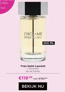 ICI Paris XL Yves Saint Laurent L'Homme aanbieding