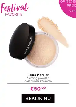 ICI Paris XL Laura Mercier Setting powder Loose powder Translucent aanbieding