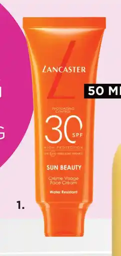 ICI Paris XL Lancaster Sun Beauty Face Cream SPF 30 aanbieding