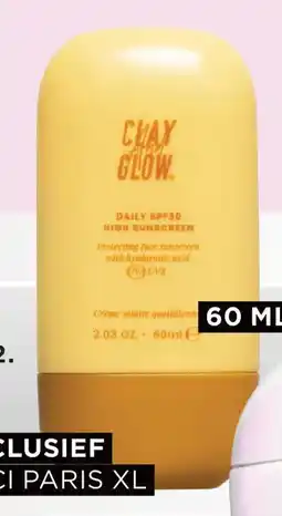 ICI Paris XL Clay And Glow Daily SPF30 High Sunscreen aanbieding