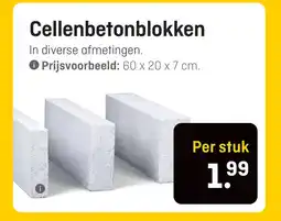 Hubo Cellenbetonblokken aanbieding