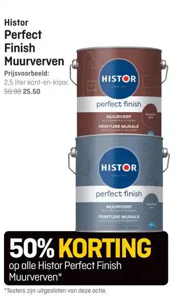 Histor Perfect Finish Muurverven