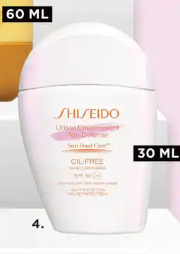 ICI Paris XL Shiseido Urban Environment Age Defense Face Suncare SPF 30 aanbieding