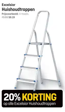 Hubo Excelsior Huishoudtrappen aanbieding