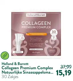 Holland & Barrett Collageen Premium Complex Natuurlijke Sinaasappelsmaak - 30 sachets aanbieding