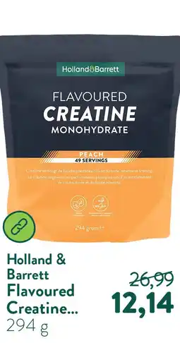 Holland & Barrett Flavoured Creatine Monohydraat Peach - 294g aanbieding