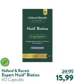 Holland & Barrett Expert Huid* Biotica aanbieding