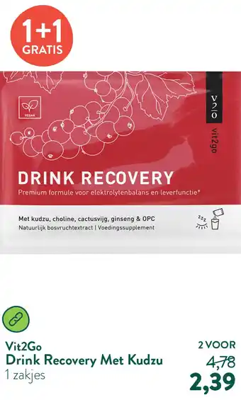 Holland & Barrett Drink Recovery Met Kudzu aanbieding