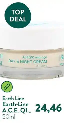 Holland & Barrett Earth·Line A.C.E. Q10 Dag & Nachtcrème aanbieding