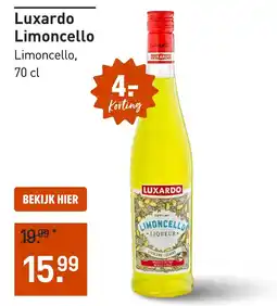 Gall & Gall Luxardo Limoncello 70CL aanbieding