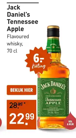 Gall & Gall Jack Daniel's Tennessee Apple 70CL aanbieding