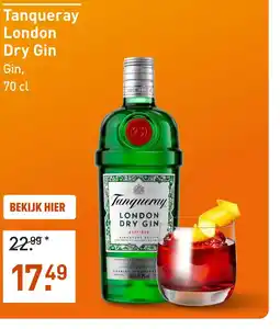 Gall & Gall Tanqueray London Dry 70CL aanbieding