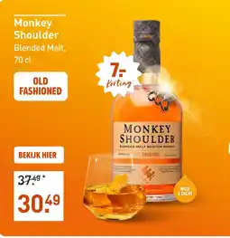 Gall & Gall Monkey Shoulder 70CL aanbieding