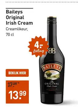 Gall & Gall Baileys Original Irish Cream 70CL aanbieding