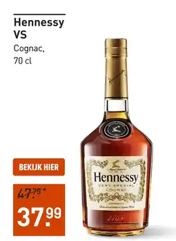 Gall & Gall Hennessy VS 70CL aanbieding