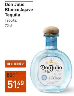 Gall & Gall Don Julio Blanco Agave Tequila 70CL aanbieding