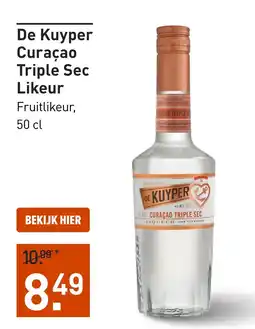 Gall & Gall De Kuyper curaçao triple sec likeur 50CL aanbieding