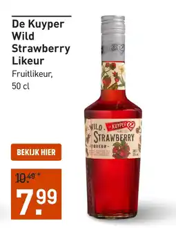 Gall & Gall De Kuyper Wild Strawberry Likeur 50CL aanbieding