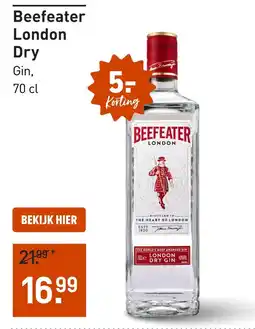 Gall & Gall Beefeater London Dry 70CL aanbieding