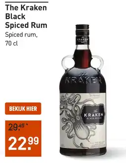 Gall & Gall The Kraken Black Spiced Rum 70CL aanbieding