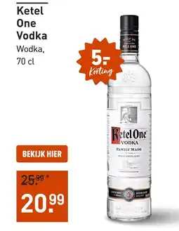 Gall & Gall Ketel One Vodka 70CL aanbieding