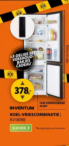 Expert Inventum KV1808B Zwart aanbieding