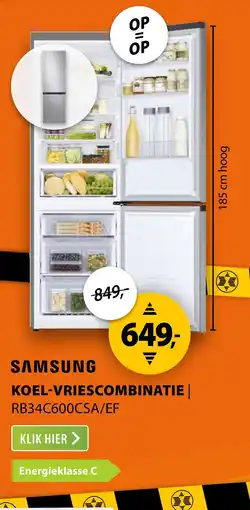 Expert Samsung RB34C600CSA/EF Zilver aanbieding