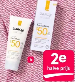 Etos ZARQA zonbescherming en aftersun aanbieding