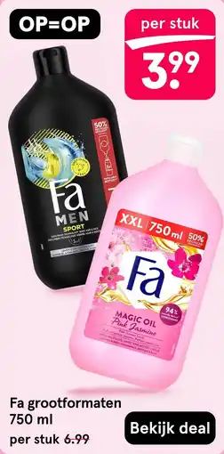 Etos Fa grootformaten 750 ml aanbieding