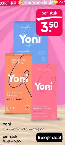 Etos Yoni aanbieding