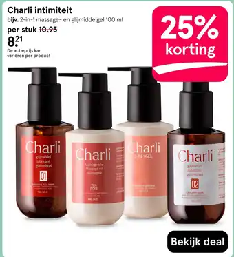 Etos Charli intimiteit aanbieding
