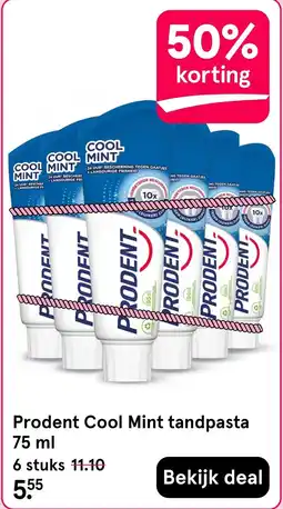 Etos Prodent Cool Mint tandpasta 75 ml aanbieding